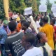 Ogun Polytechnic students block Lagos-Abeokuta Highway over colleague's killing [VIDEO]