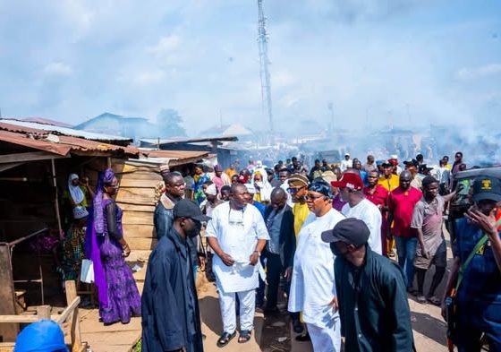 APC governorship candidate Sharafadeen Alli donates N25m to Bode market victims