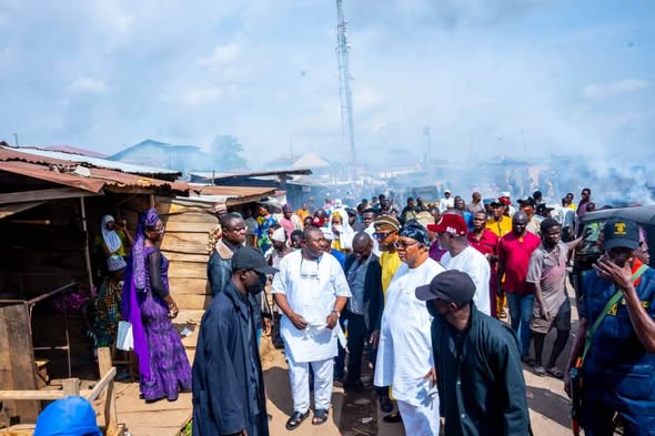 APC governorship candidate Sharafadeen Alli donates N25m to Bode market victims
