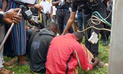 Edo Police parade suspects over N400m AIT equipment theft, vandalism