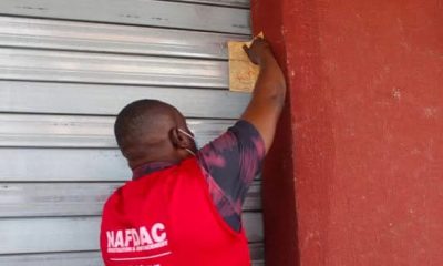 NAFDAC seals shops at Lagos Trade Fair over suspected unregistered cosmetics