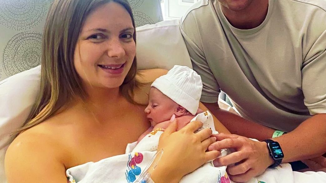 Doctors perform pioneering womb surgery to save baby with rare birth defect