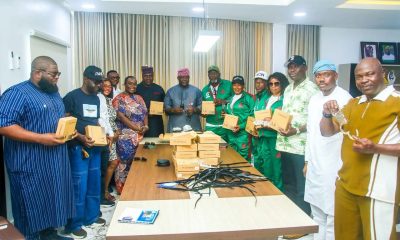 X3M Ideas donates 50 Walkie-Talkies to strengthen security operations in Onigbongbo