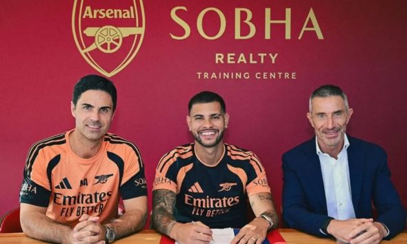 Arsenal complete £75m signing of Newcastle captain Bruno Guimarães