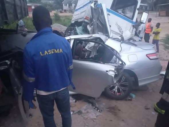 Five killed in head-on collision on Lagos-Badagry Expressway