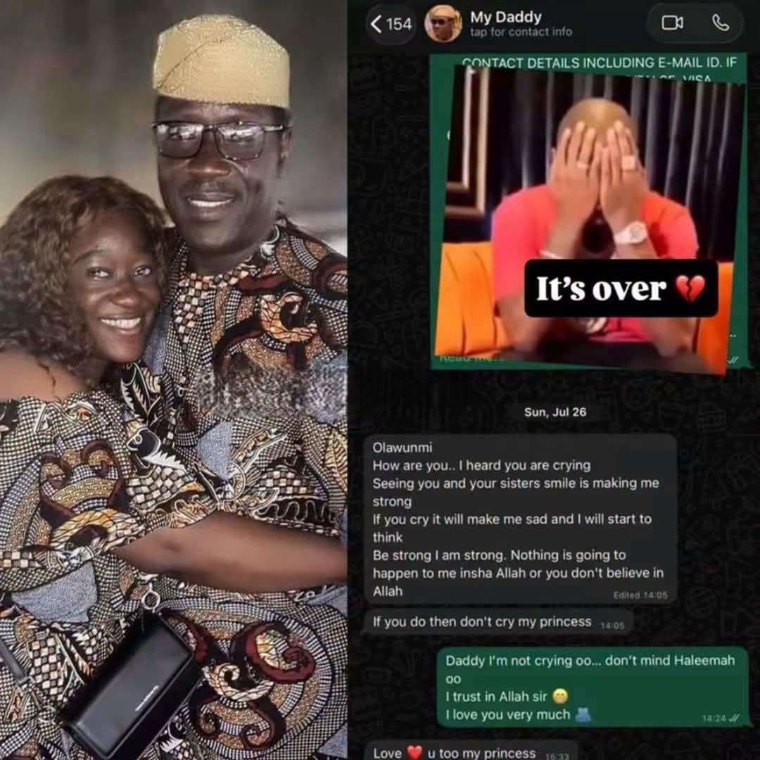 Taiwo Hassan ‘Ogogo’s daughter Kira reveals final conversation with father