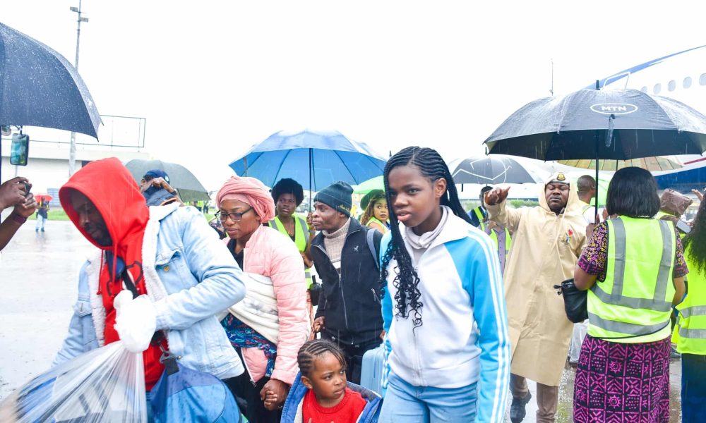 Amid fresh xenophobia Ffears, 65 Nigerians set to return from South Africa