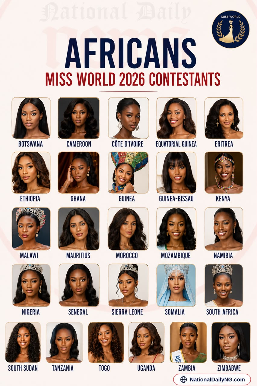 Miss World 2026: 24 African Contestants Flying the Continent’s Flag in Vietnam