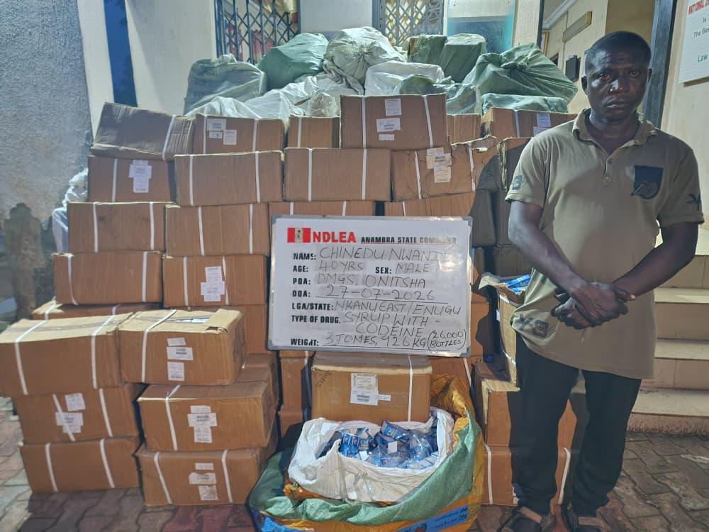 NDLEA intercepts cocaine hidden in mortar, backpack bound for China, Italy