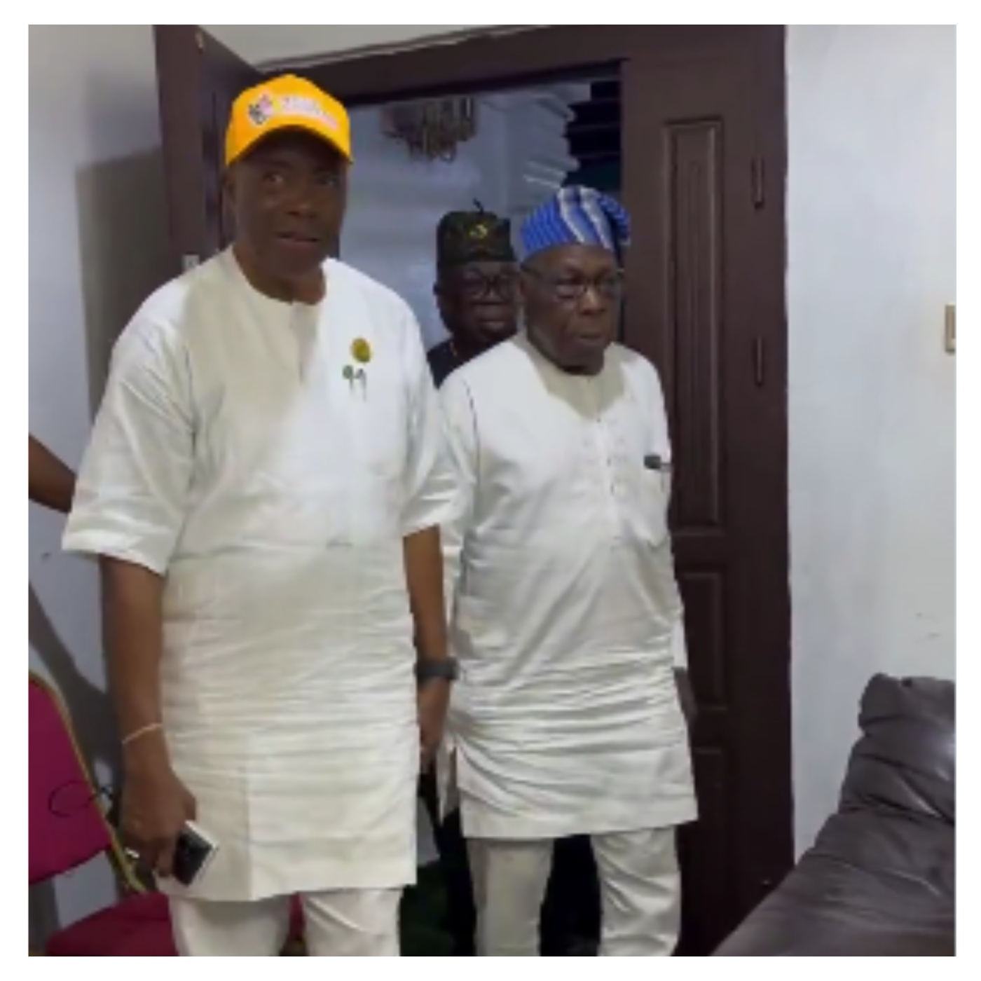 Obasanjo pays surprise visit to Adeleke after Osun re-election victory