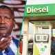 Dangote Refinery hikes diesel price amid rising global oil prices