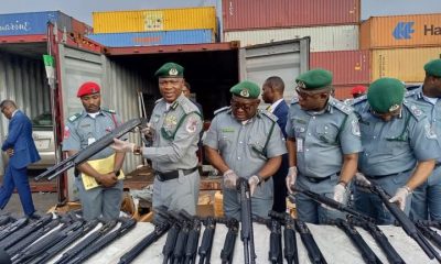 Customs seizes 140 pump-action rifles, cannabis-infused snacks worth N373.8m in Lagos
