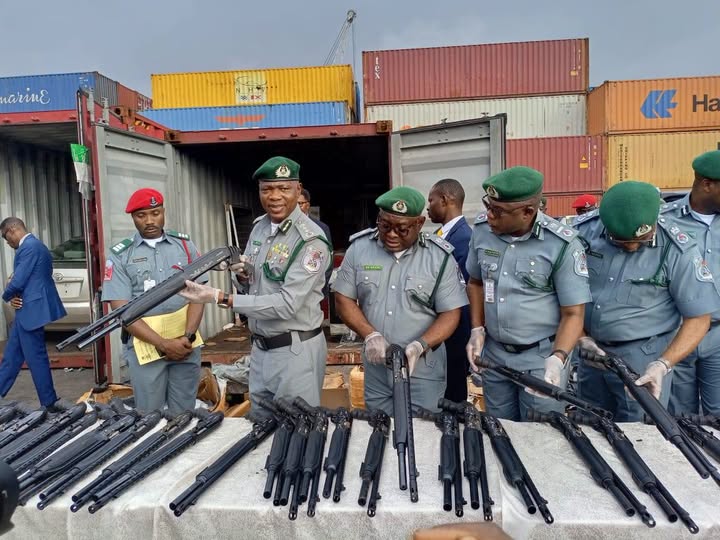 Customs seizes 140 pump-action rifles, cannabis-infused snacks worth N373.8m in Lagos
