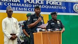 Edo Police parade suspects over N400m AIT equipment theft, vandalism