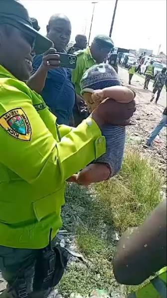 Baby rescued from Alakija junkyard during Lagos enforcement operation