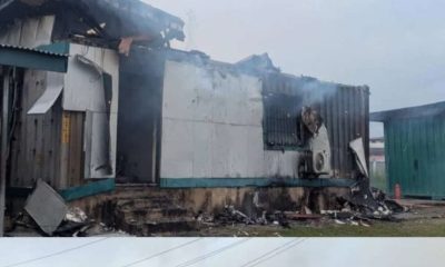 Fire guts Customs western marine command office in Apapa