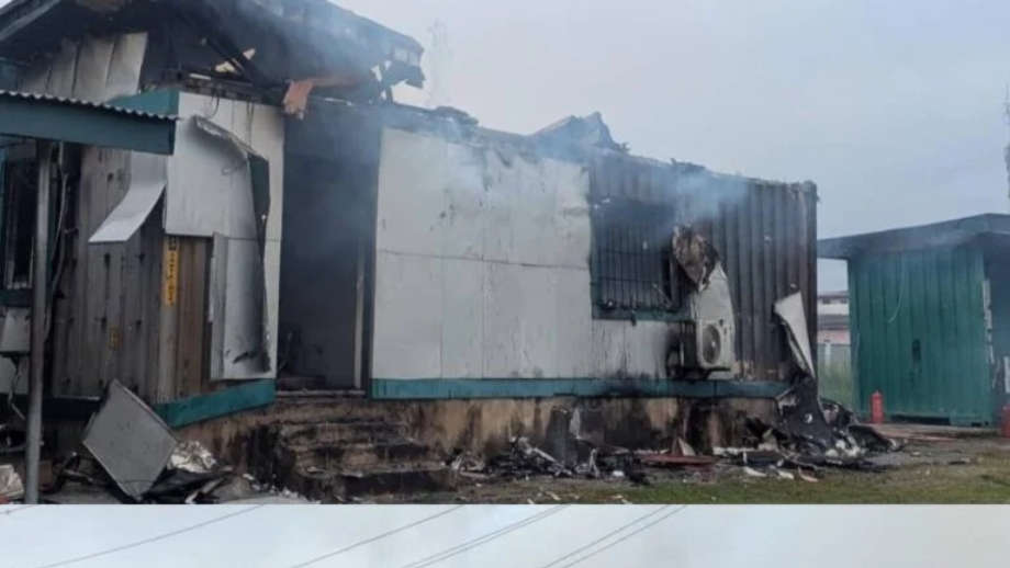 Fire guts Customs western marine command office in Apapa