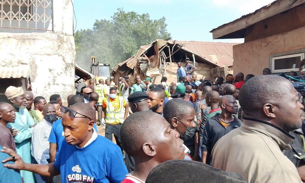 Family of four rescued alive from collapsed building in Ilorin