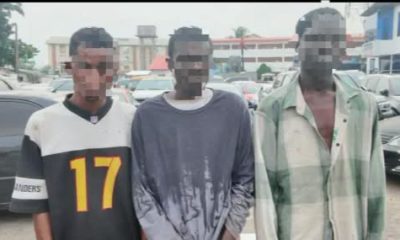 Lagos Police arrest three suspected carjackers, recover firearms