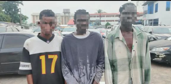 Lagos Police arrest three suspected carjackers, recover firearms