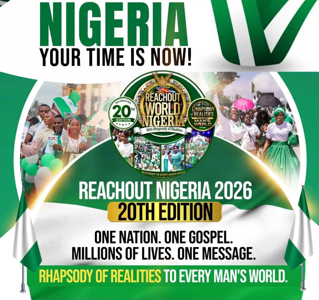 ReachOut Nigeria targets 100m Rhapsody of Realities copies across 774 LGAs