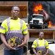 Tanker driver risks life to save lives after truck catches fire