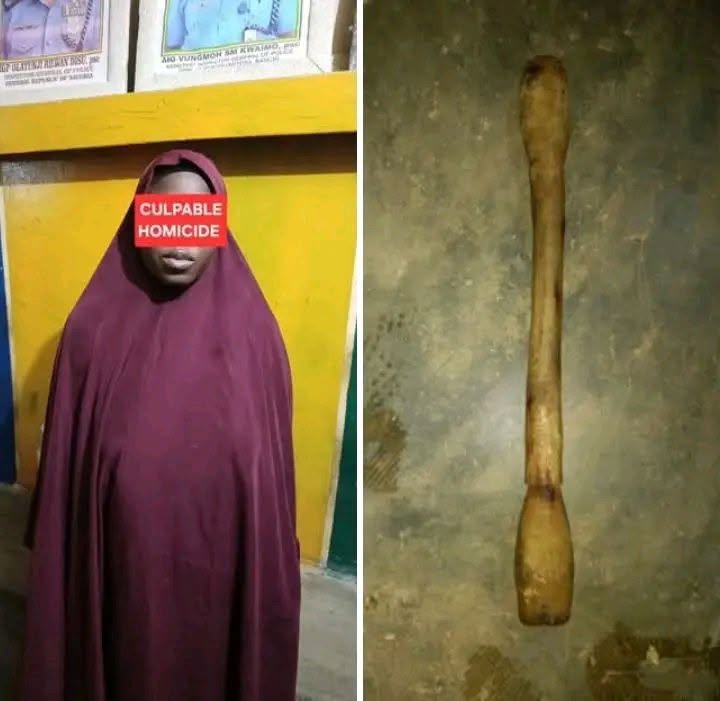 Bauchi woman arrested after co-wife dies in alleged pestle attack