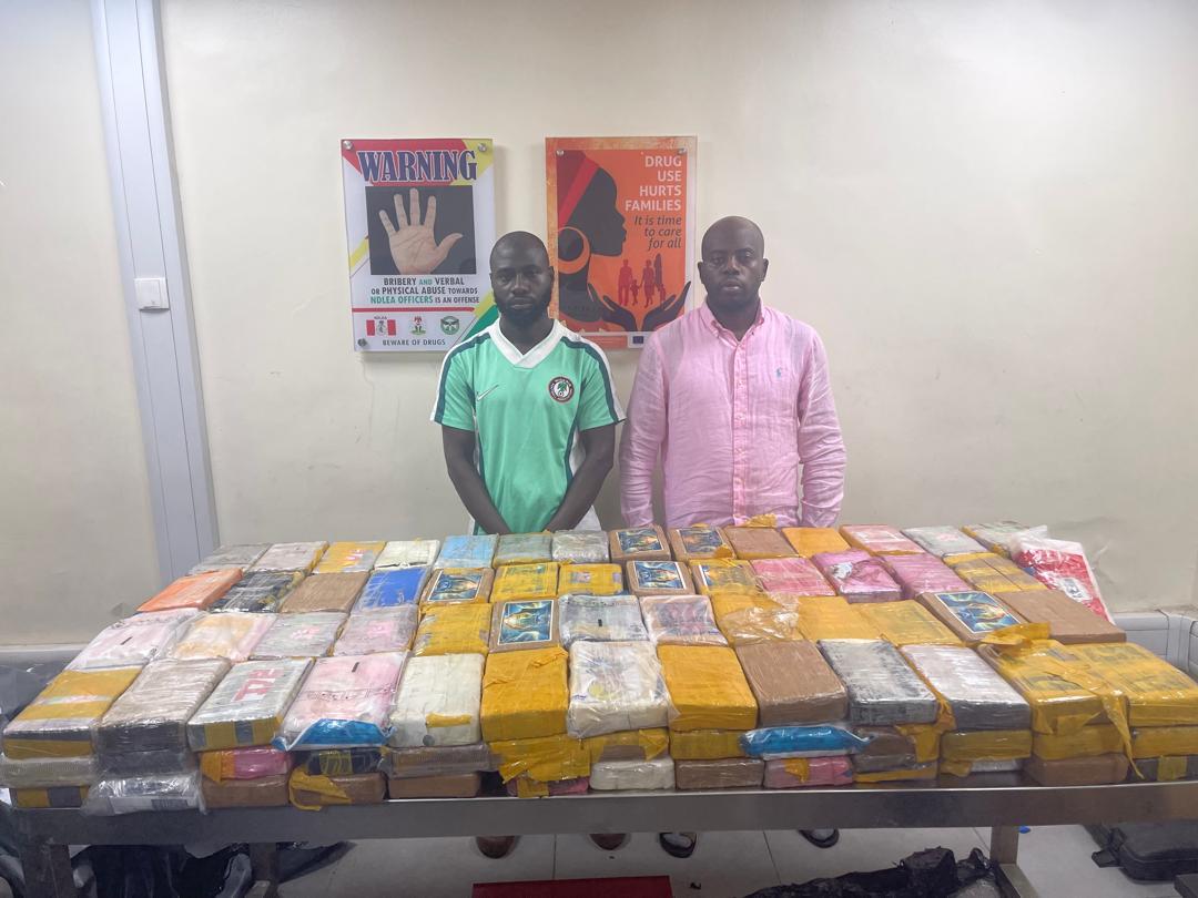NDLEA arraigns KC Luxury, two others over alleged 184.5kg cocaine shipment