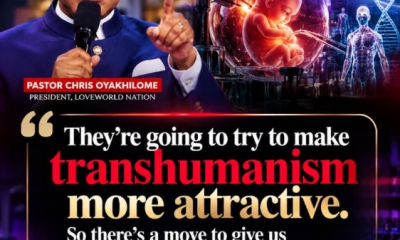 Pastor Chris raises concern over Transhumanism, human enhancement agenda