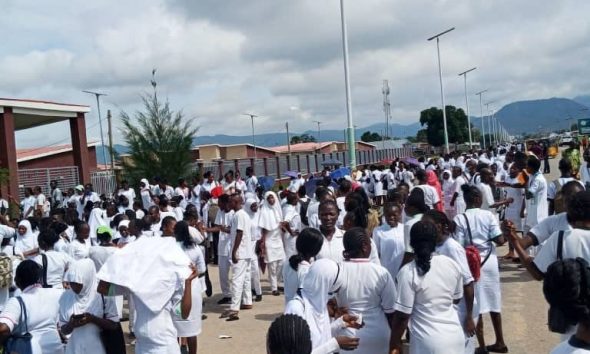 Taraba Nursing College students protest alleged rape, hostel invasion