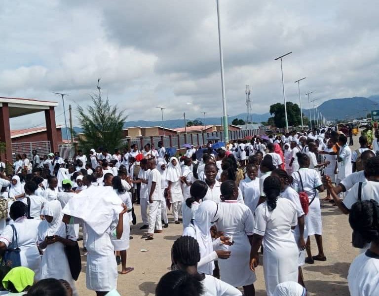 Taraba Nursing College students protest alleged rape, hostel invasion