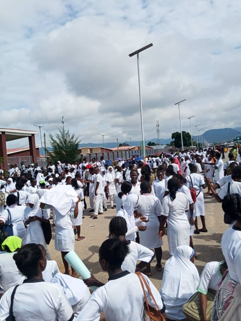 Taraba Nursing College students protest alleged rape, hostel invasion