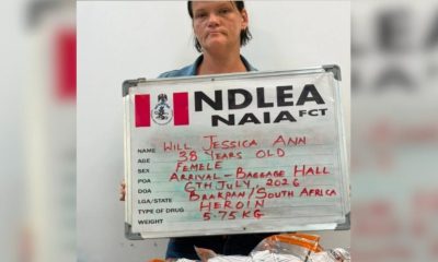 Abuja court jails South African woman 25 years for heroin importation