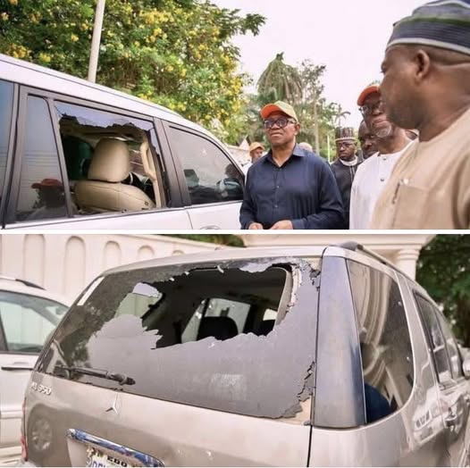 Just in; Peter Obi reportedly attacked as suspected thugs block entry into Benue
