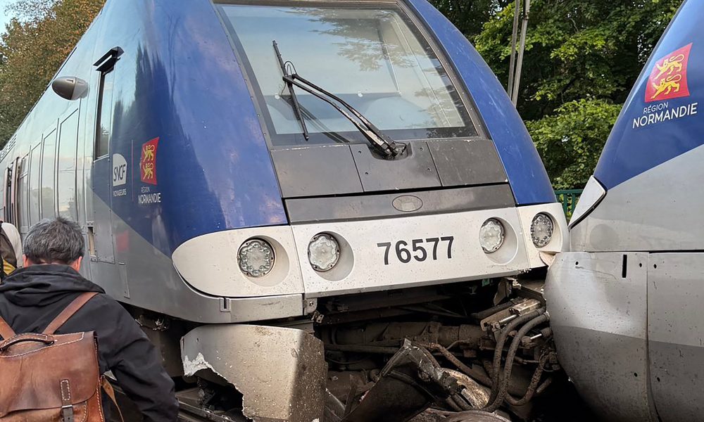 44 injured as passenger train derails in Northwestern France
