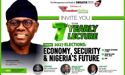 2027 elections, economy, security take centre stage at 7th annual Freedom Online lecture