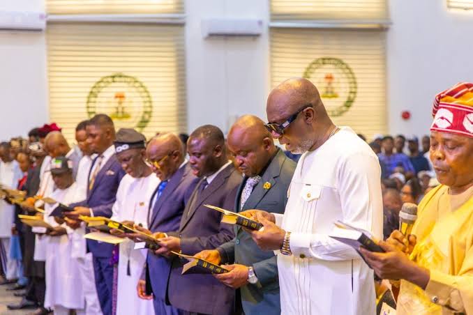 Okpebholo swears In 18 Edo Council Chairmen, tasks them on development, accountability