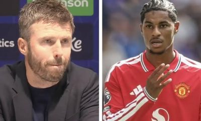 Carrick explains why Rashford was substituted in Everton draw