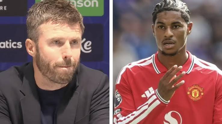 Carrick explains why Rashford was substituted in Everton draw