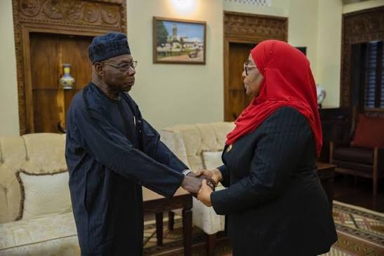 Obasanjo mourns Tanzania’s First Gentleman, hails support for President Samia