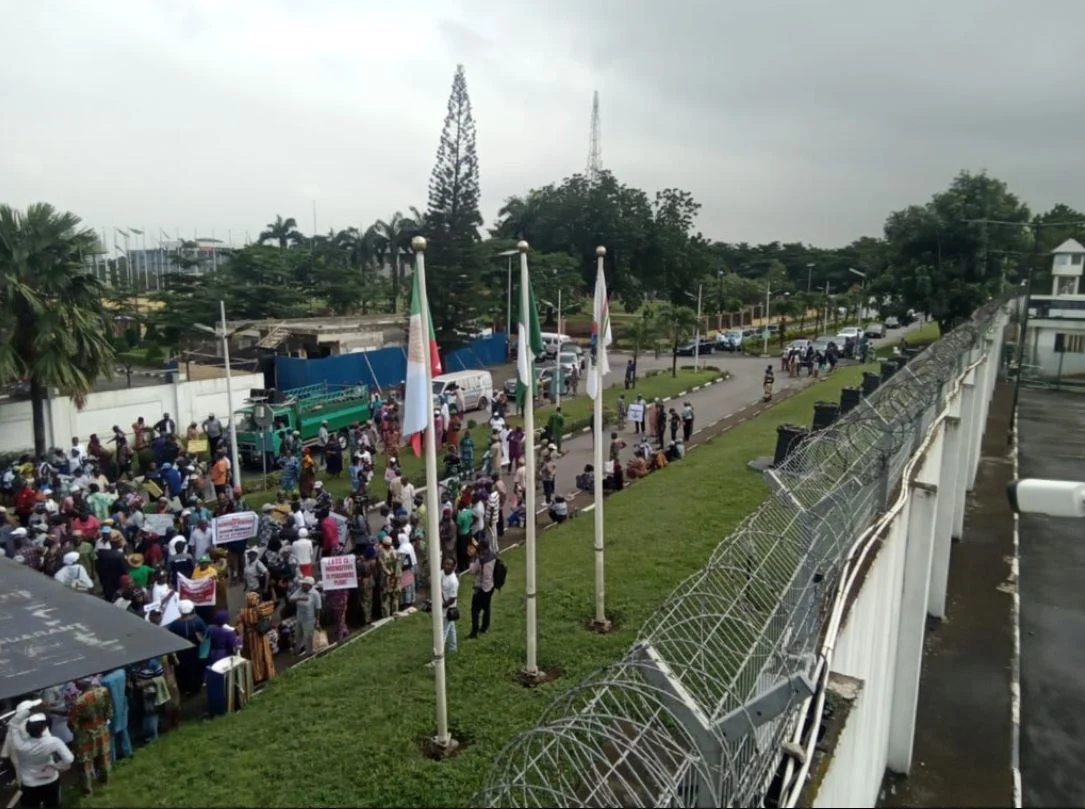 Lagos Police deny tear-gassing elderly pensioners during Alausa protest