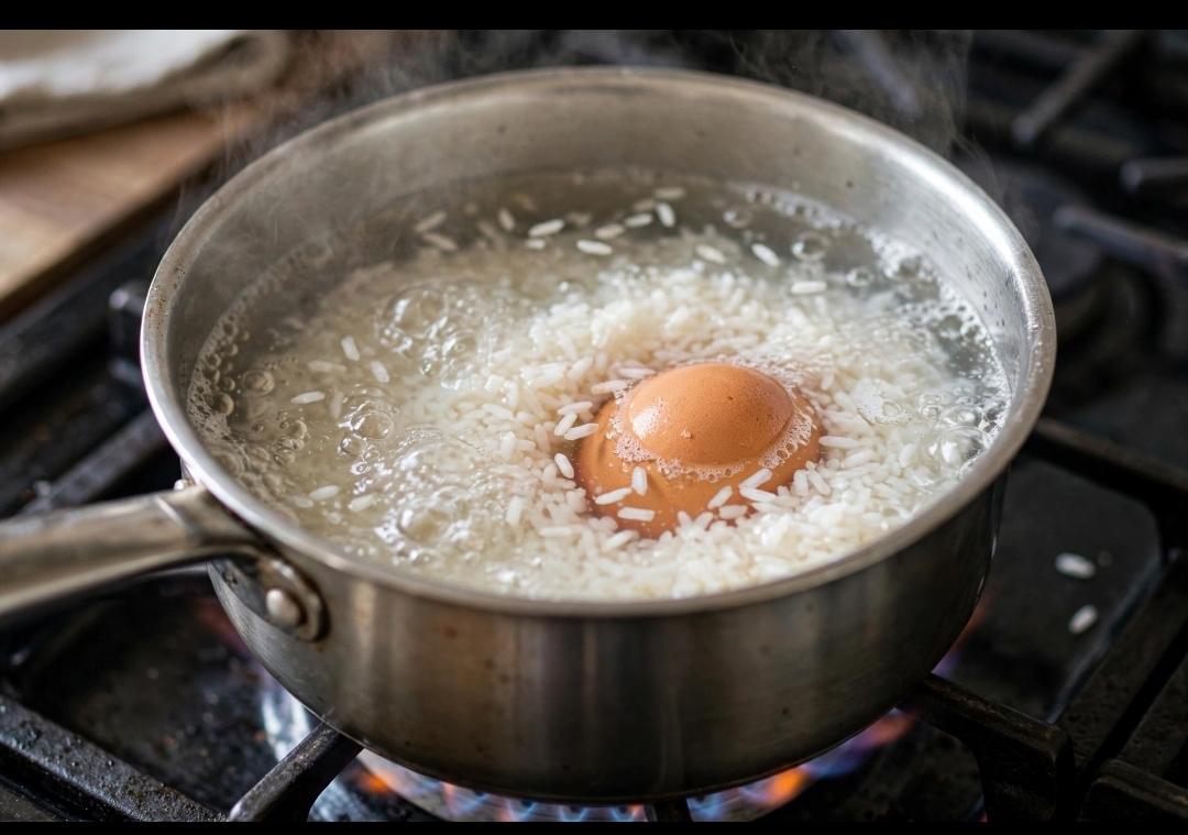 Dietitians warn Nigerians against cooking unpeeled eggs with rice