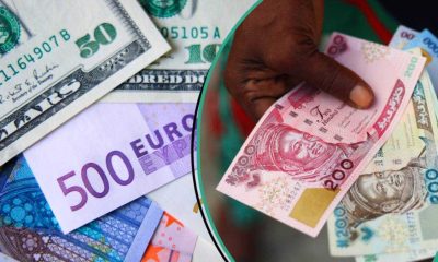 Naira gains against Euro, breaks beow N1,500 barrier after two years