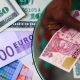 Naira gains against Euro, breaks beow N1,500 barrier after two years