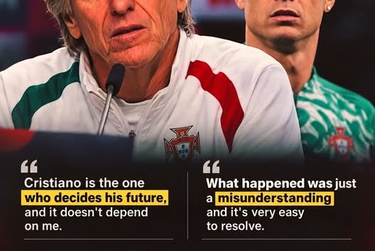 Jorge Jesus refuses to apologise to Ronaldo over Portugal row