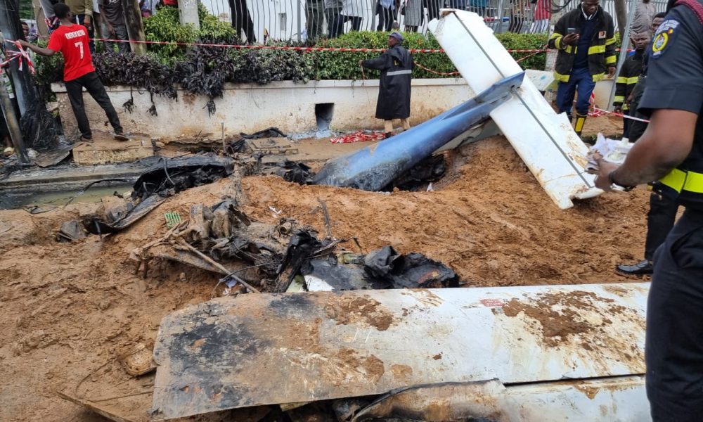 Many feared dead as Nigerian Air Force aircraft crashes in Ondo