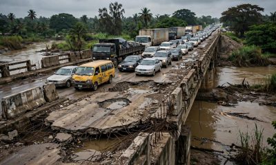 Deplorable Ovia River Bridge: A death trap waiting to swallow love ones.
