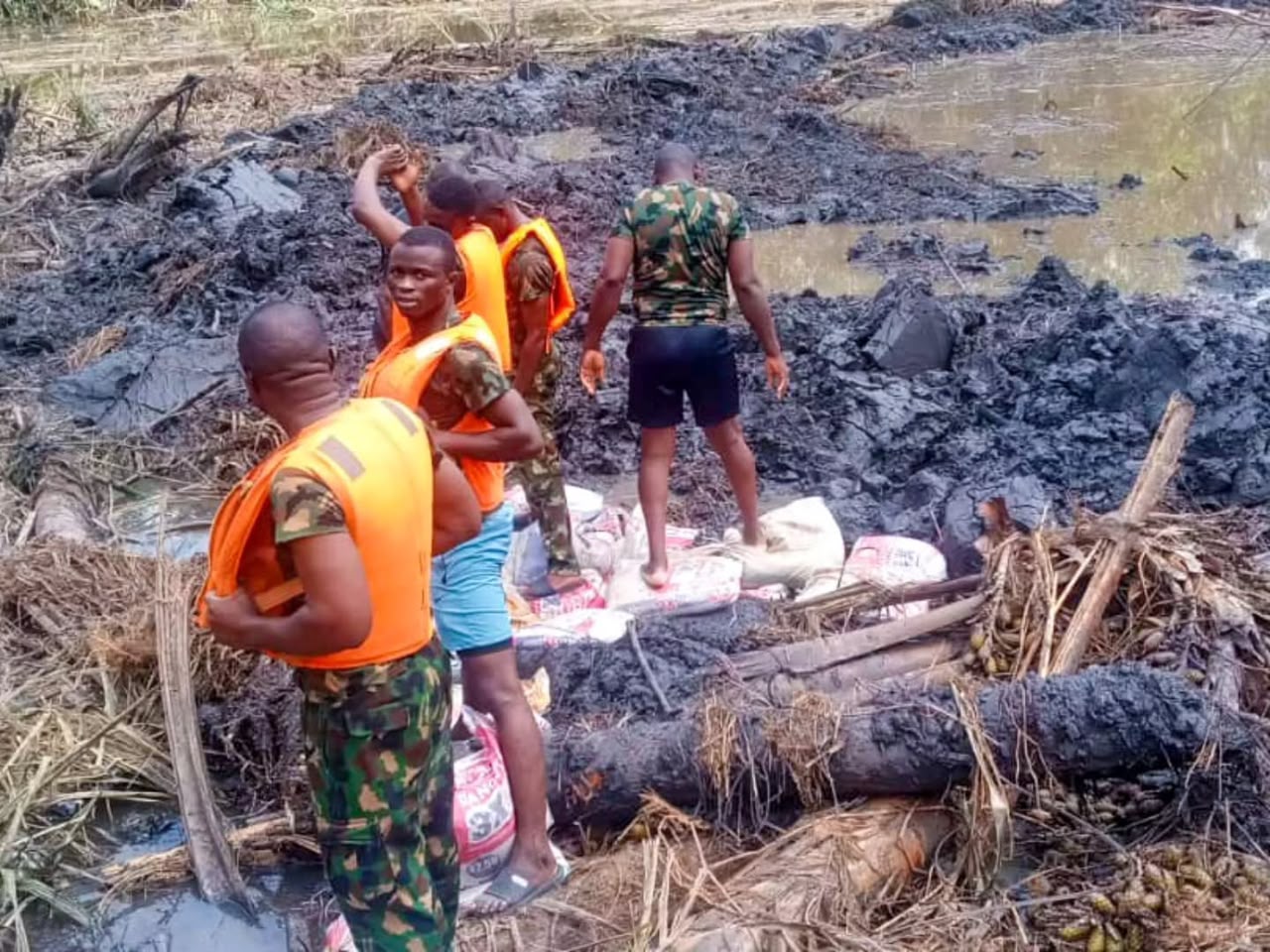 NAF lowers water level at Ondo crash site as recovery enters 14th day