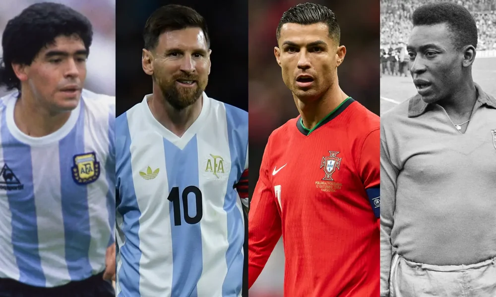 Ronaldo ranks self alongside Messi, Pelé, Maradona, declares status