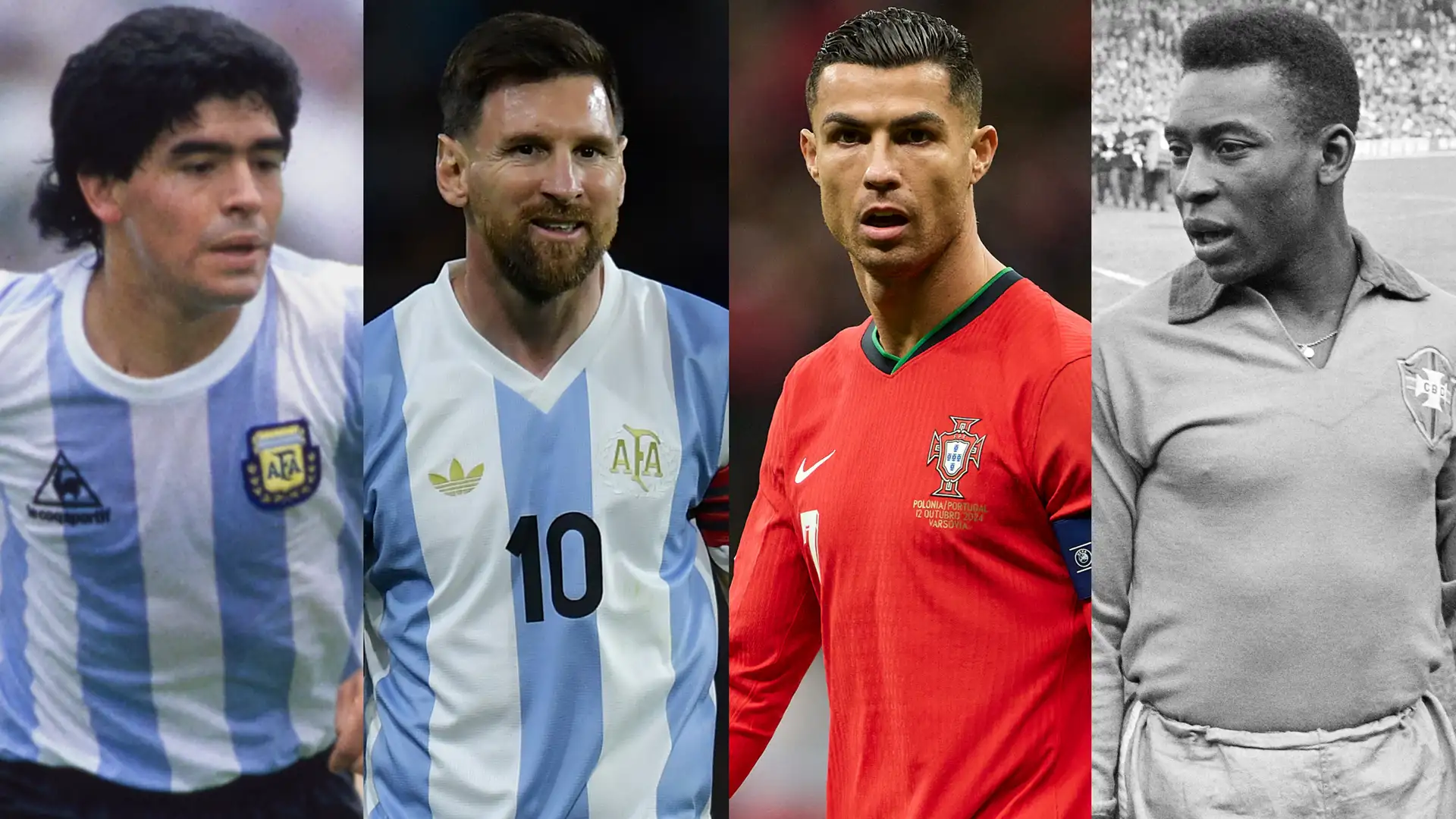 Ronaldo ranks self alongside Messi, Pelé, Maradona, declares status